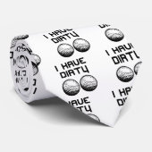 Golf - Ik heb vuile ballen Stropdas (Opgerold)