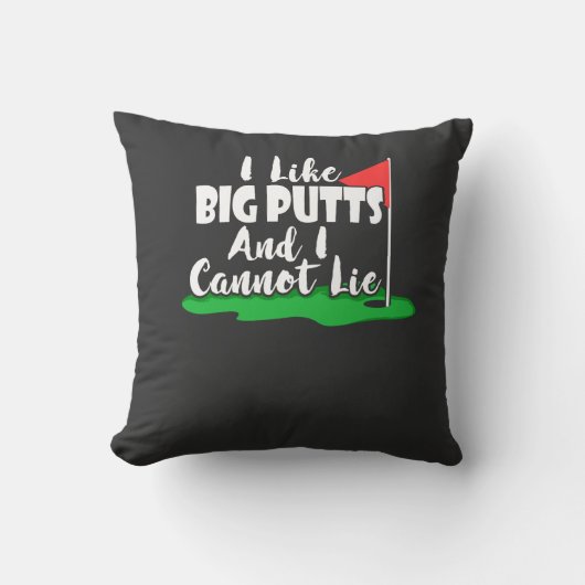 Golf - Ik hou van Big Putts Kussen (Voorkant)