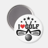 Golf - Ik hou van GOLF Magneet (Voorkant / Achterkant)
