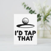 Golf, ik zou dat aanraken briefkaart (Staand voorkant)