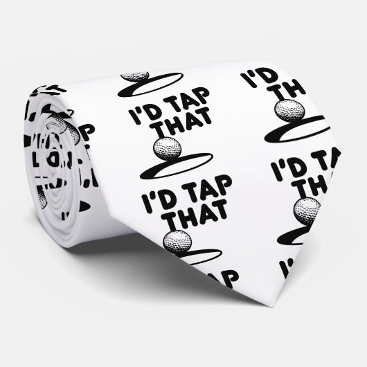 Golf, ik zou dat aanraken stropdas (Opgerold)