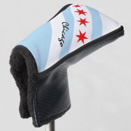 Golf Illinois & Chicago Flag/Golf Clubs Hoesjes Golfheadcover