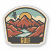 Golf, Illinois Sticker (Voorkant)