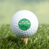 Golf I'm Lost thema Groene Golfballen (Insitu Shirt)