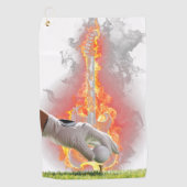 Golf in comfort en stijl met aangepaste handdoeken (Voorkant)