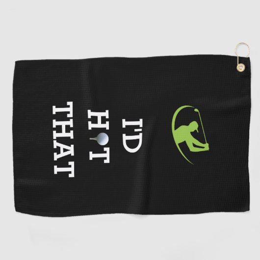 Golf in Comfort met persoonlijke handdoeken (Horizontaal)