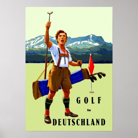 Golf in Duitsland Poster (Voorkant)