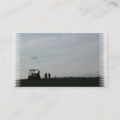 Golf in Dusk Visitekaartje (Achterkant)