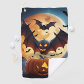 Golf in Spooky Stijl: Halloween Golf Handdoeken (Insitu)