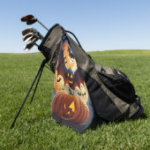 Golf in Spooky Stijl: Halloween Golf Handdoeken (Groen)