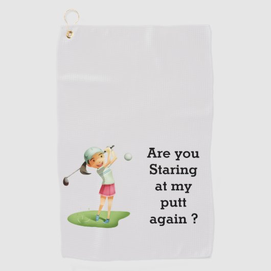 Golf in stijl met aangepaste handdoeken (Voorkant)