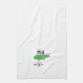 Golf Induced Anger Golf-handdoek Theedoek (Verticaal)