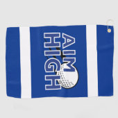 Golf Infusie "AIM HIGH" Golf Handdoek (Horizontaal)