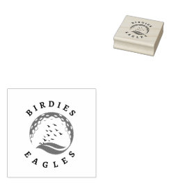 Golf Infusie Birdies Eagles Golf Rubberstempel