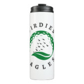 Golf Infusie Birdies Eagles Golf Thermosbeker (Voorkant)