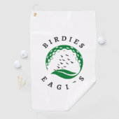 Golf infusie ontworpen Birdies Eagles golfbal Golfhanddoek (Insitu)