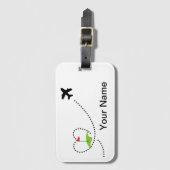 Golf Infusie Ontworpen Reiziger Bagagelabel (Voorkant (verticaal))