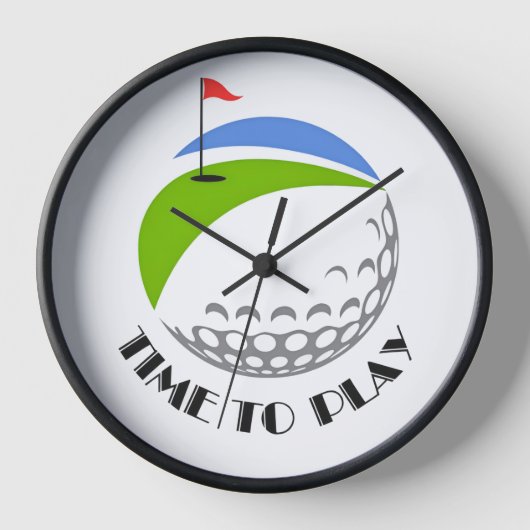 Golf Infusie Ontworpen "Tijd om te Spelen" (Voorkant)