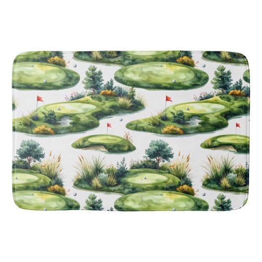 Golf Inslagveld Badmat (Voorkant)