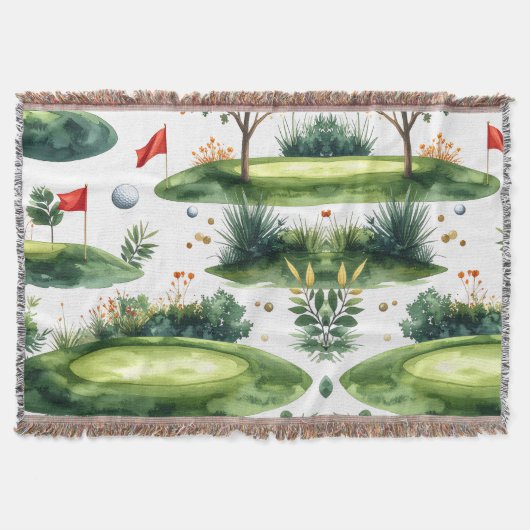 Golf Inslagveld Deken (Voorkant)