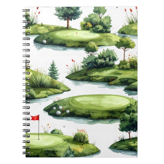 Golf Inslagveld Notitieboek (Voorkant)