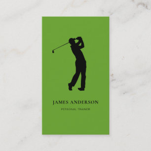 Golf instructeur coach visitekaartje