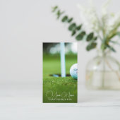 Golf instructeur trainer coach klassen club visitekaartje (Staand voorkant)