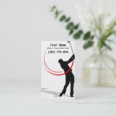 Golf-instructie Visitekaartje (Staand voorkant)