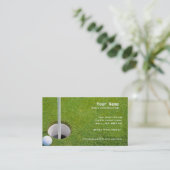 Golf-instructie Visitekaartje (Staand voorkant)