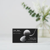 Golf-instructie Visitekaartje (Staand voorkant)