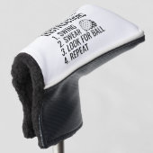 Golf Instructies Golfheadcover (3/4 voorkant)