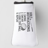 Golf Instructies Golfheadcover (Draai 90)