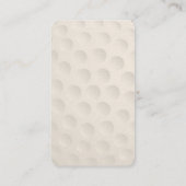 Golf Instructor | Beroepsbeoefenaars Visitekaartje (Achterkant)