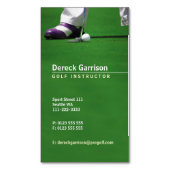 Golf Instructor | Beroepsbeoefenaars Visitekaartje Magneet (Voorkant Verticaal)