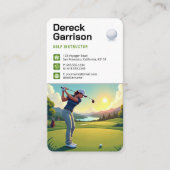 Golf Instructor | Beste sport Visitekaartje (Voorkant)