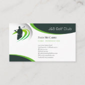 Golf Instructor | Beste sport Visitekaartje (Voorkant)