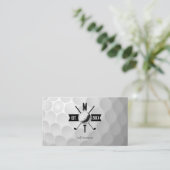 Golf Instructor Business Social Media QR Code Visitekaartje (Staand voorkant)