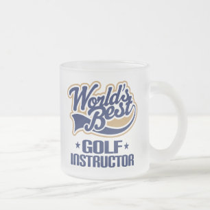 Golf Instructor Gift Matglas Koffiemok