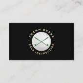 Golf Instructor, Golf Ball Clubs Visitekaartje (Voorkant)