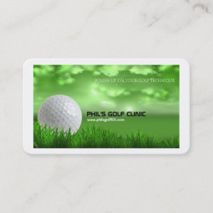 Golf Instructor Golf Ball Visitekaartje