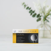 Golf Instructor Green Grass | Beste sport Visitekaartje (Staand voorkant)