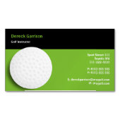 Golf Instructor | Perfect Visitekaartje Magneet (Voorkant)