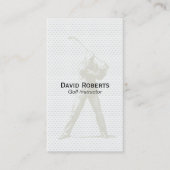 Golf Instructor Professional Visitekaartje (Voorkant)
