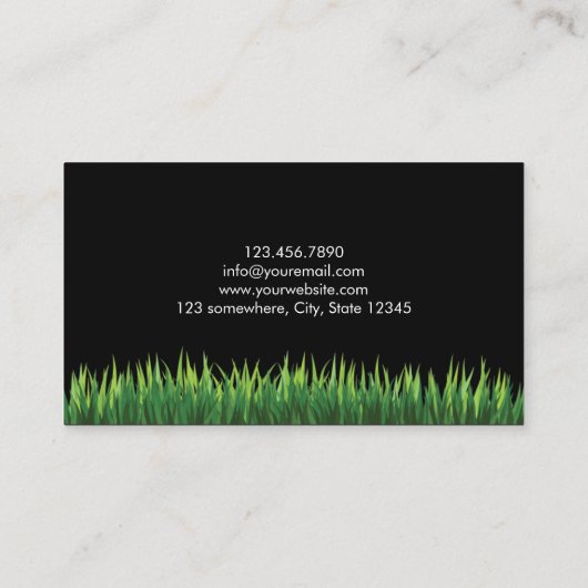 Golf Instructor Professional Visitekaartje (Achterkant)