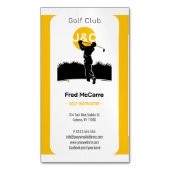 Golf Instructor | Professionele Golflessen Magnetisch Visitekaartje (Voorkant Verticaal)