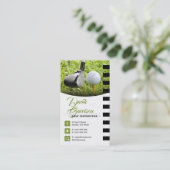 Golf Instructor | Professionele Golflessen Visitekaartje (Staand voorkant)