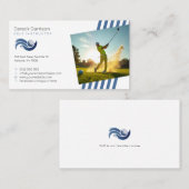 Golf Instructor | Professionele leraar Visitekaartje (Voorkant / Achterkant)