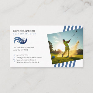 Golf Instructor Professionele leraar Visitekaartje