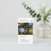 Golf Instructor | Professionele leraar Visitekaartje (Staand voorkant)