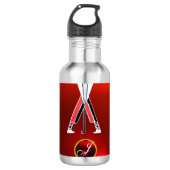 GOLF INSTRUCTOR RED RUBY MONOGRAM WATERFLES  (Voorkant)